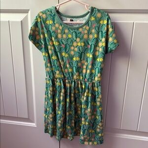 Tea Collection Green Floral Patterned Dress